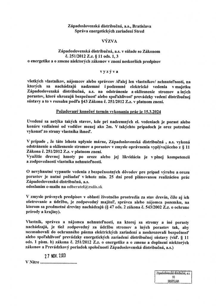 orez a&nbsp;výrub stromov