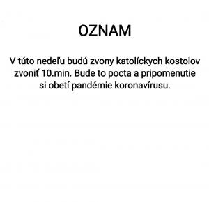 Oznam - Hirdetés
