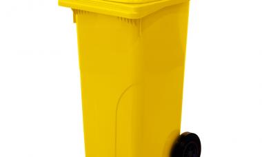 Vývoz žltej smetnej nádoby - Plasty 1